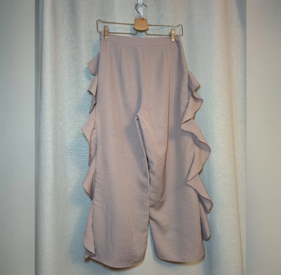 Boohoo Ruffle Pants - Size US 4 image indicator(2)