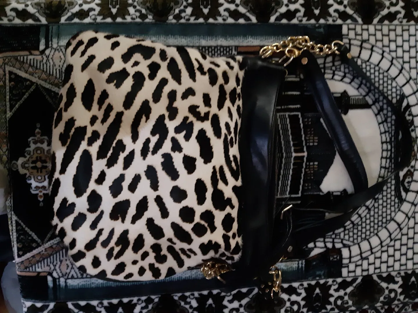 Leopard Print Shoulder Bag