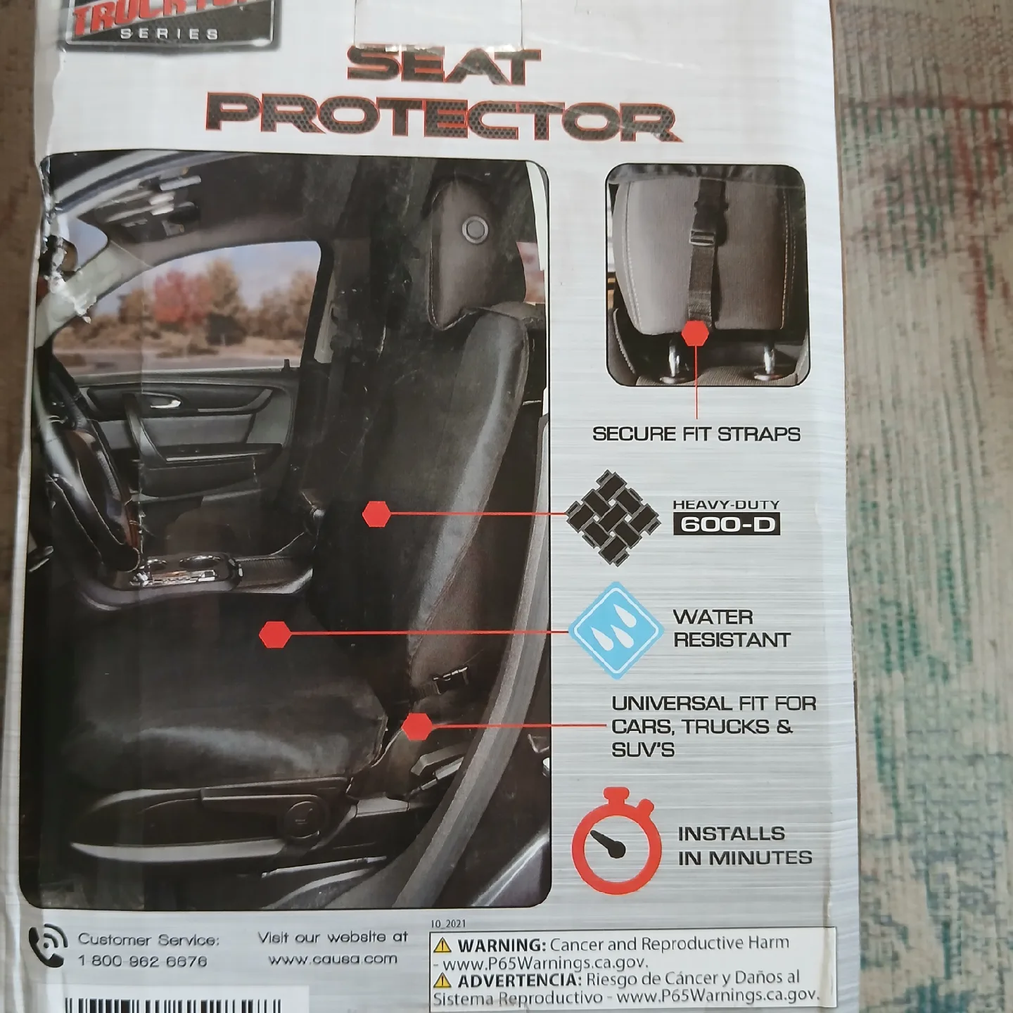 Truck Tuff Seat Protector - Universal Fit image indicator(2)