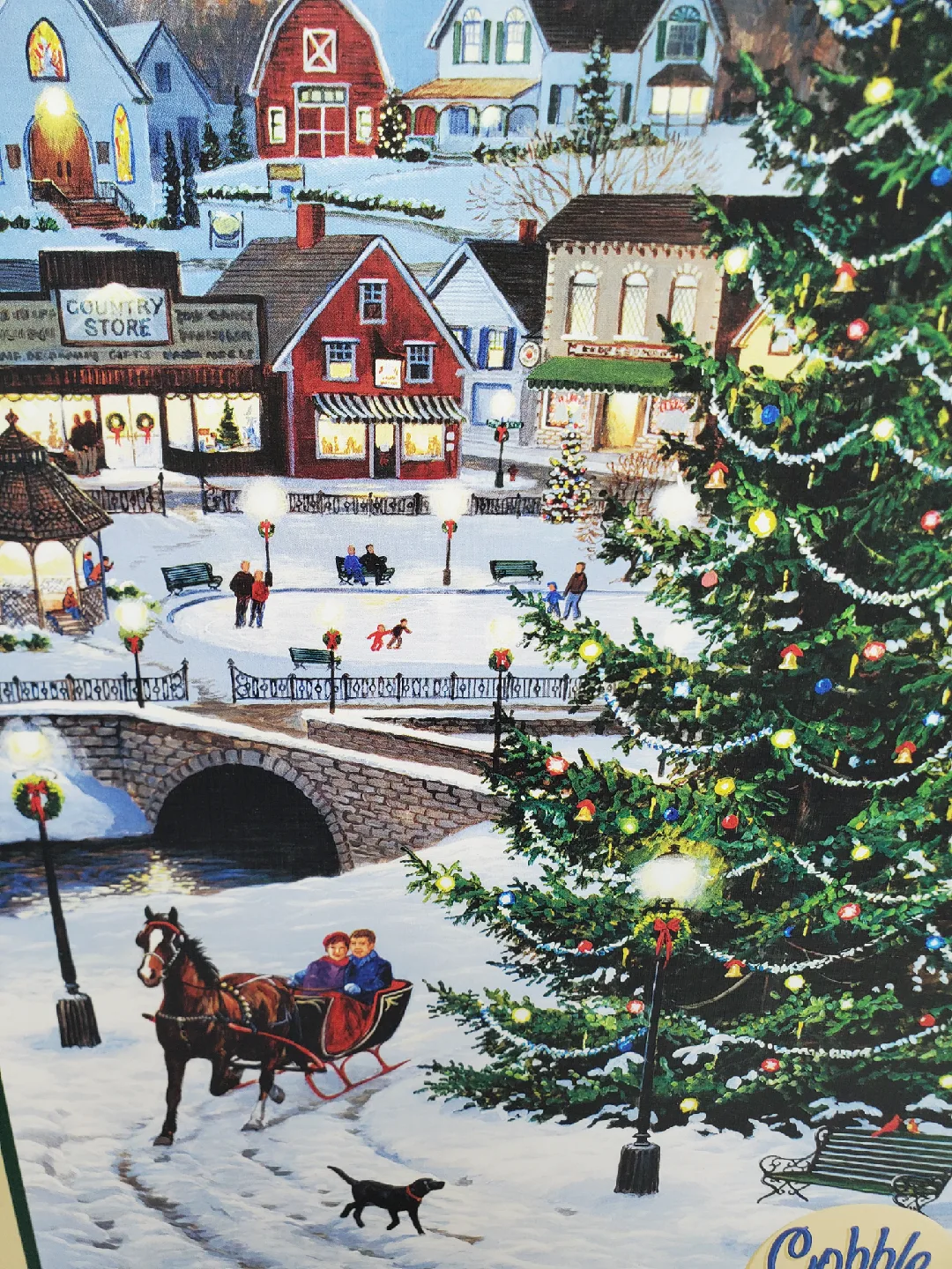 Cobble Hill Christmas 2017 1000 Piece Puzzle 🥕 image indicator(2)