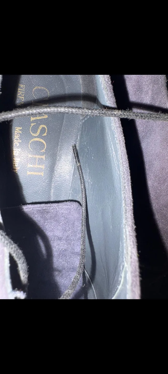 Filippo Caschi Black Leather Oxford Shoes for women image indicator(2)