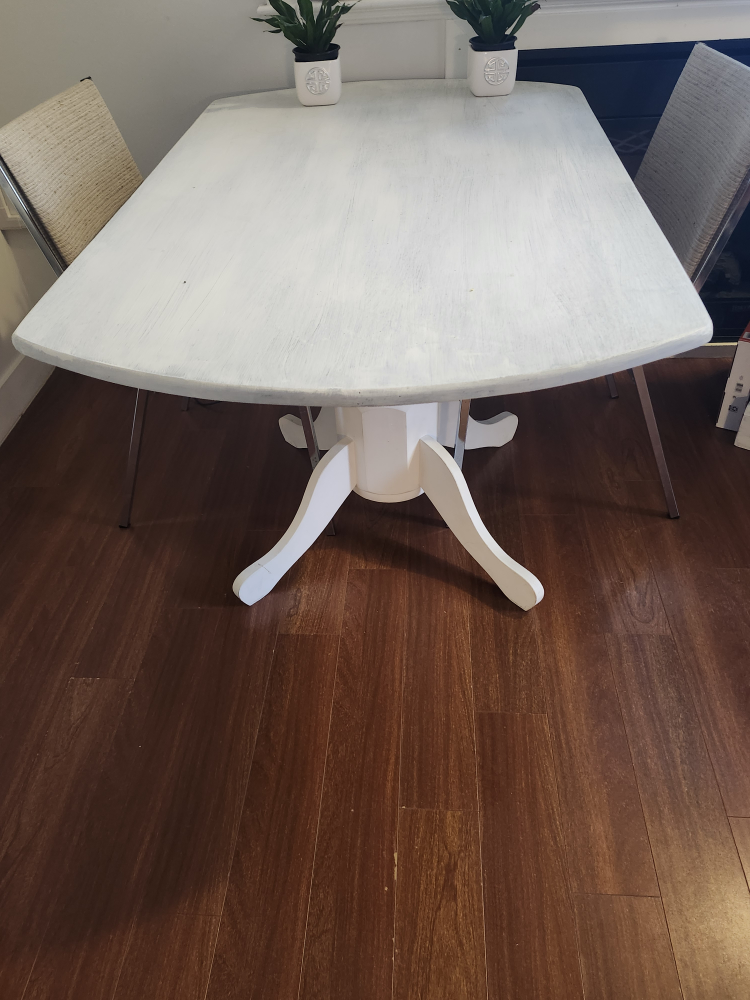 White Painted Dining Table - 32" x 52"