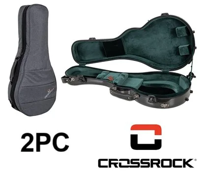 2PC Crossrock Air Carbon Series Case For F-Style Mandolins thumbnail