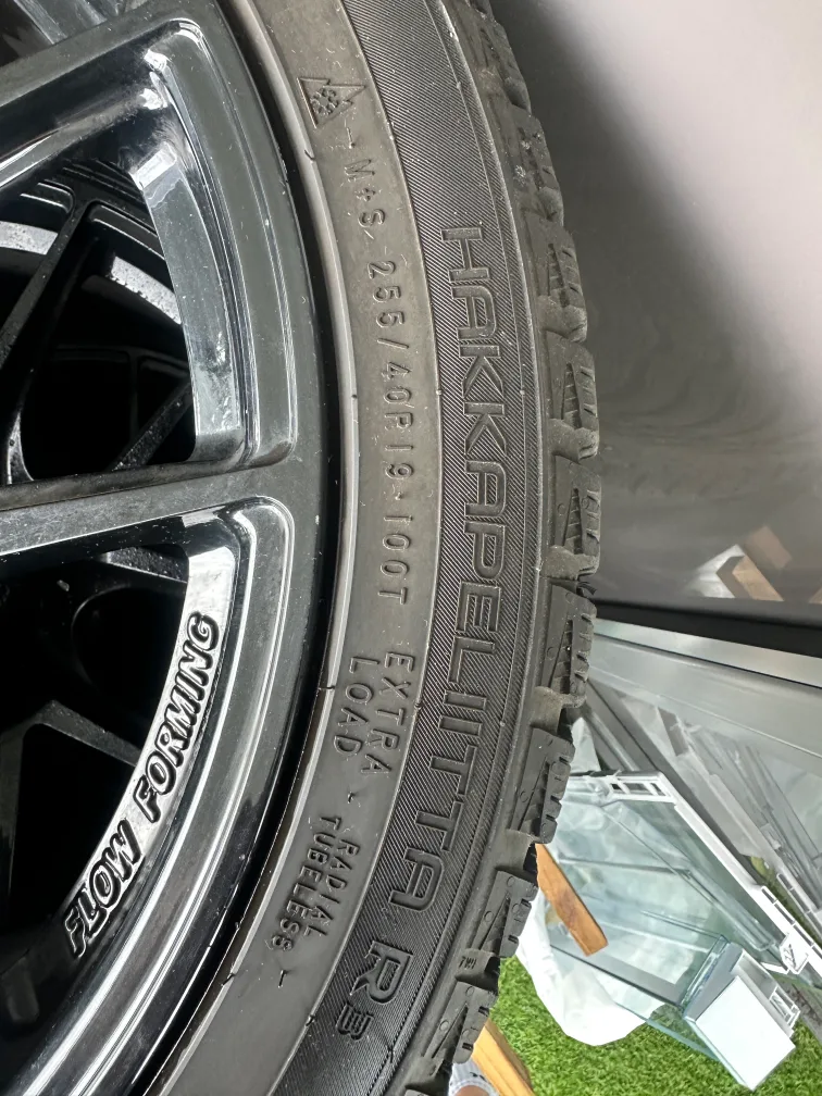 Fast Wheels FC04 Metallic Black 19x8.5 Rims with Hakka R3 Tires image indicator(2)