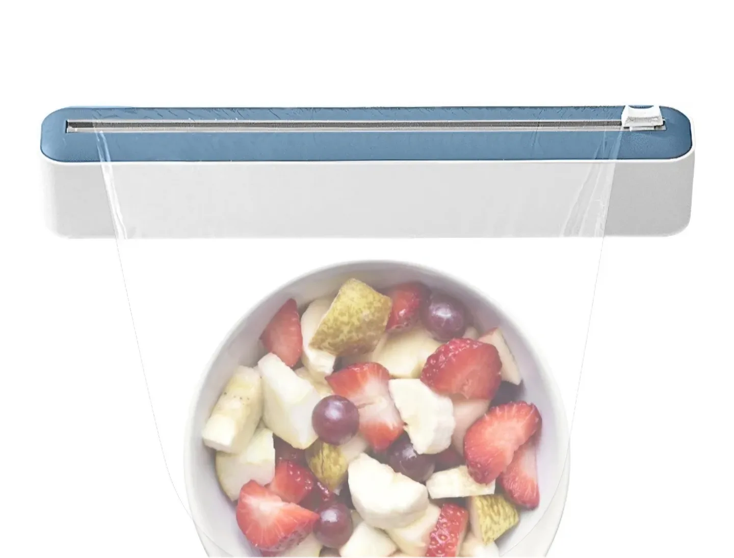 Wrap Dispenser with Cutter, Holder, Space-Saving Organizer image indicator(2)