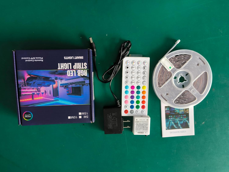 LED Strip Light RGB Multicolor 65FT with 44 Key Remote 5050 - photo 2