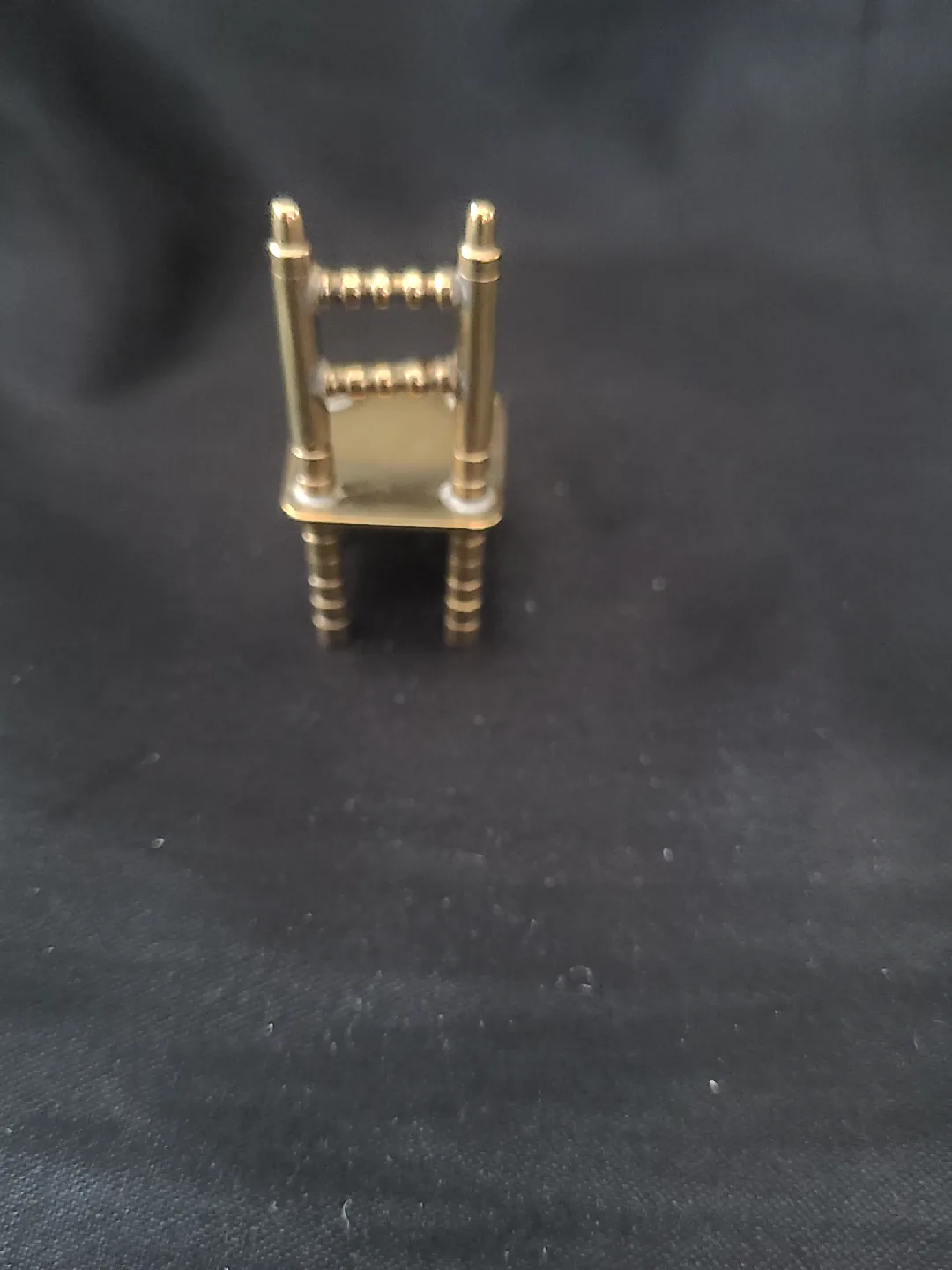 Miniature Brass Chair image indicator(2)
