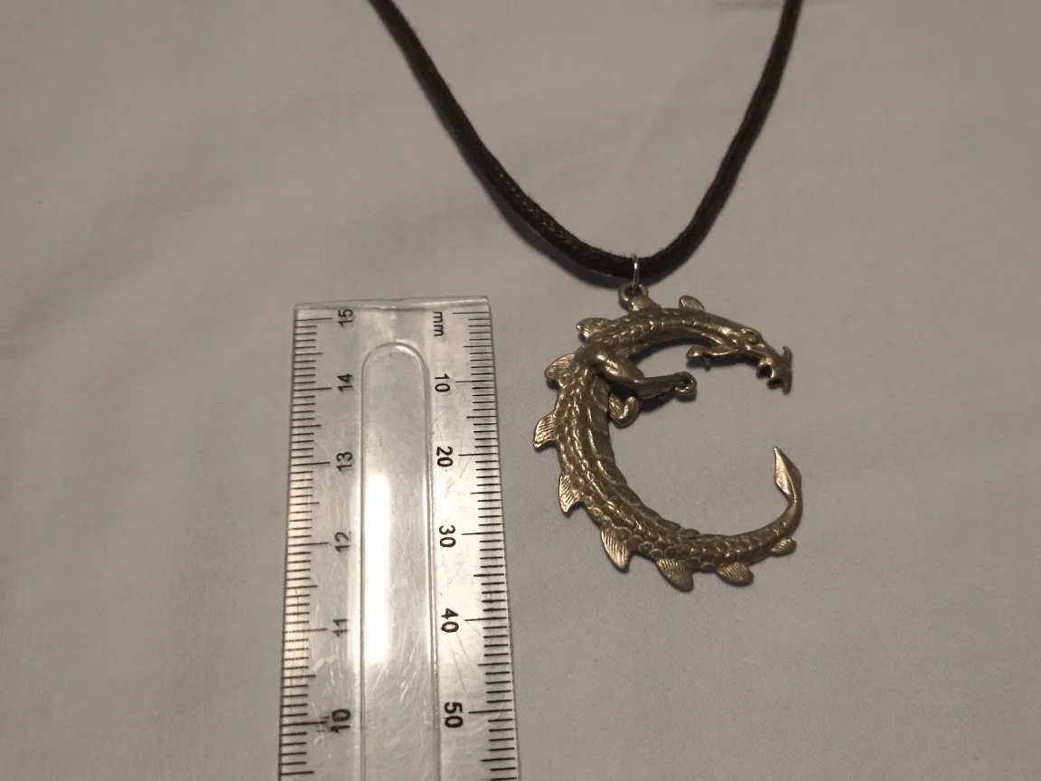 Dragon necklace on cord image indicator(3)
