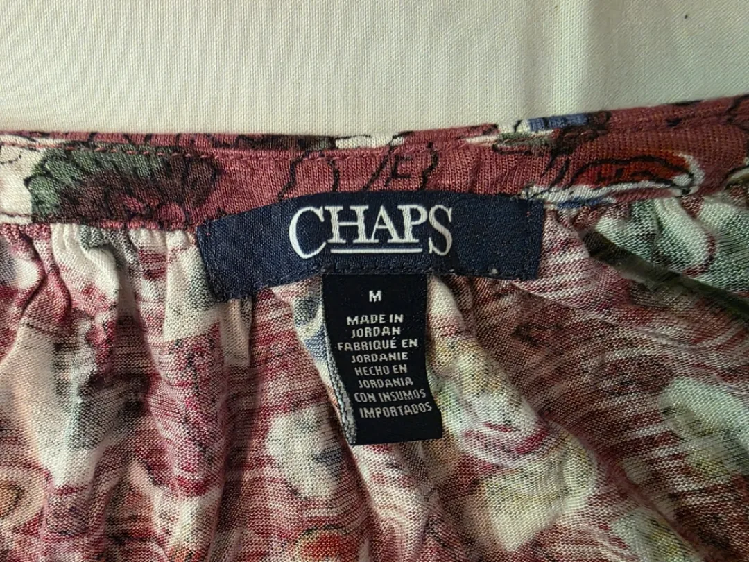 Chaps Floral Top image indicator(2)