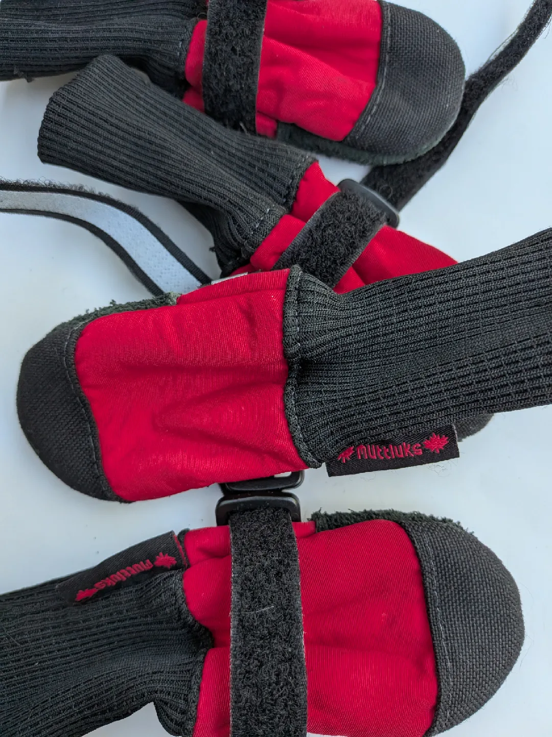 Muttluks Dog Boots - Red & Black image indicator(3)