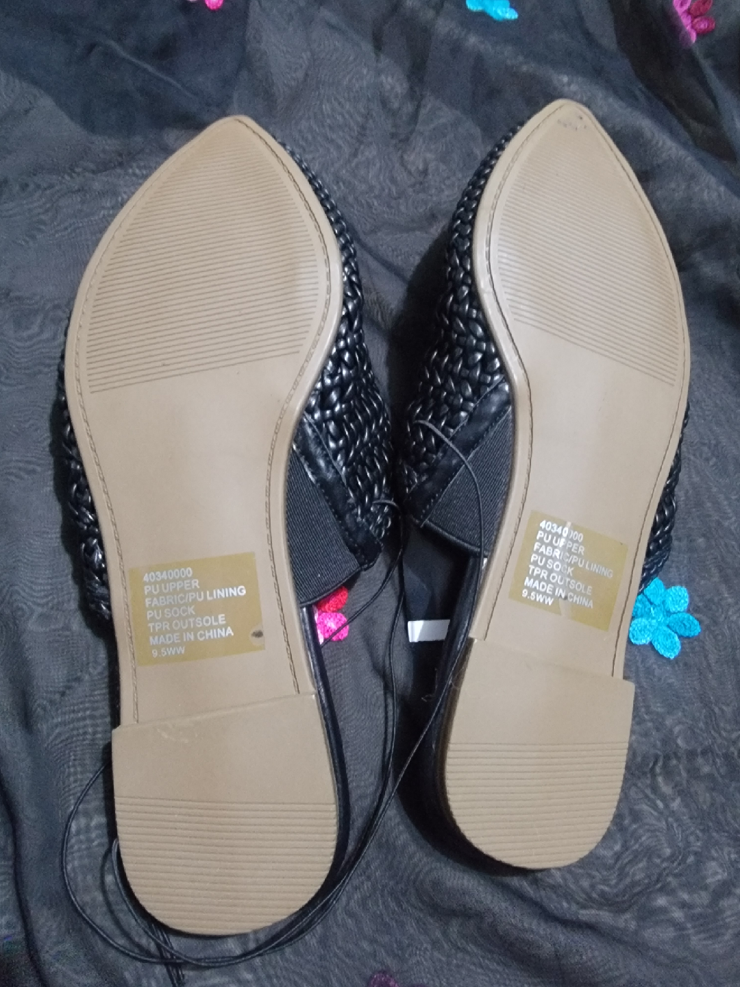 Torrid Woven Slip-On Mule - Size 9.5, Black - photo 2