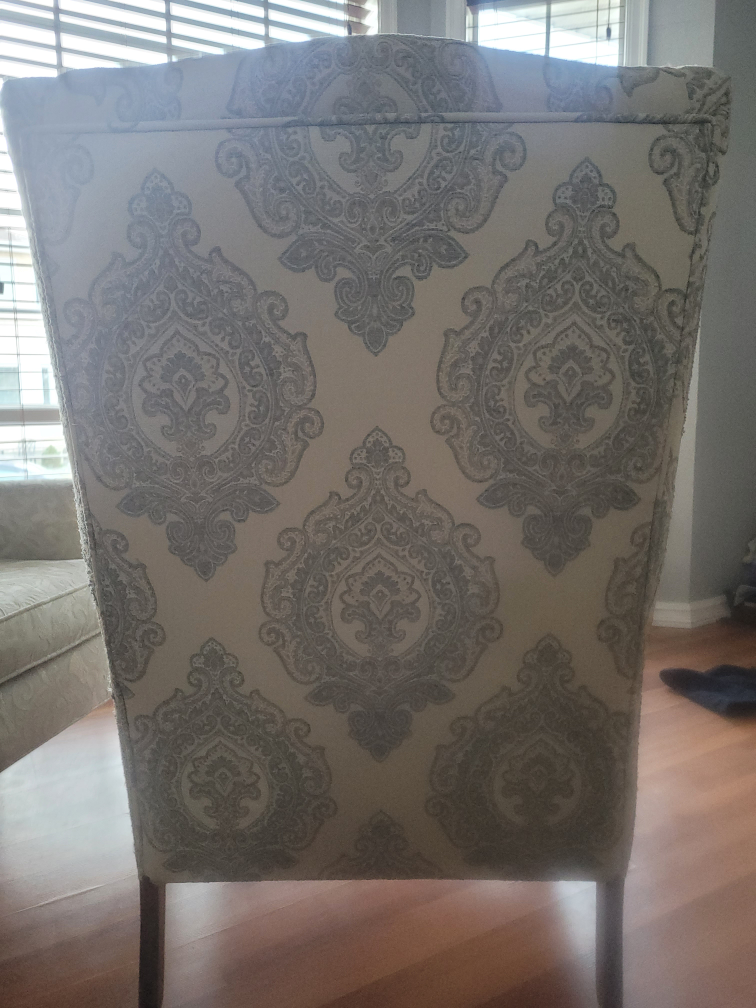 Wingback Armchair - Patterned Fabric - photo 5