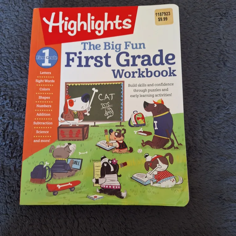 Highlights First Grade Workbook🧡 thumbnail