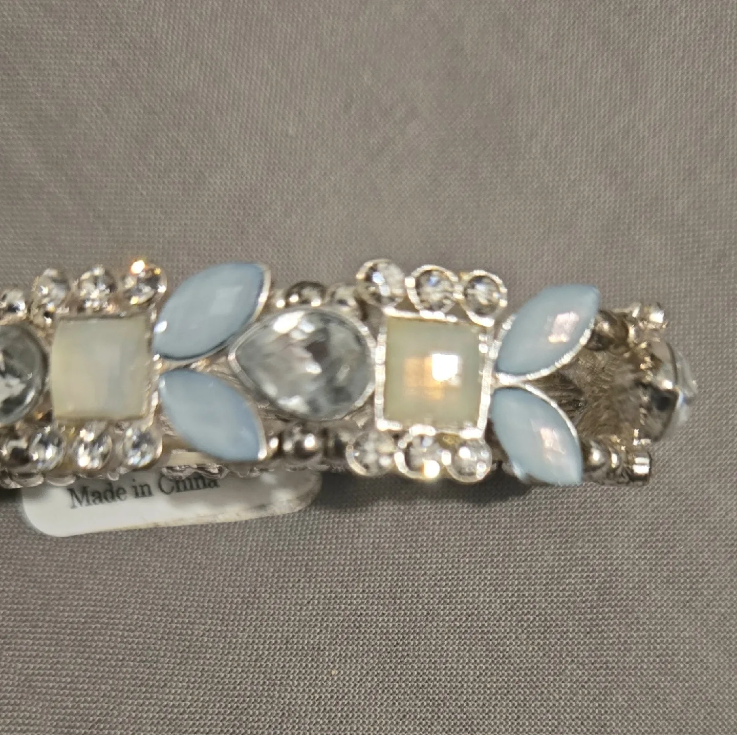 NEW Silver & Light Blue Bracelet image indicator(2)