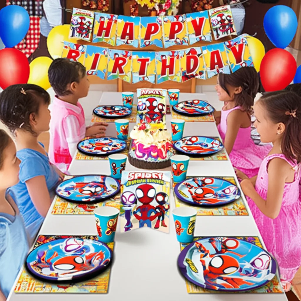 Spidey & Friends Birthday Party Supplies image indicator(3)