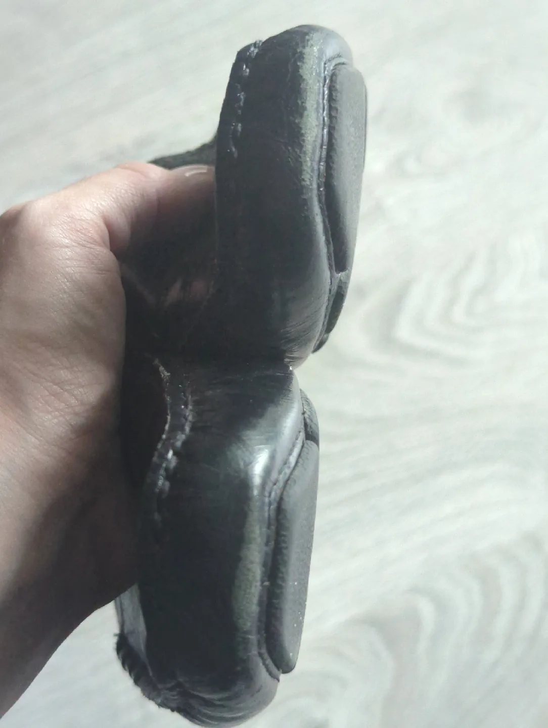 UGG Australia Black Patent Leather Loafers - Women's US 8 image indicator(7)