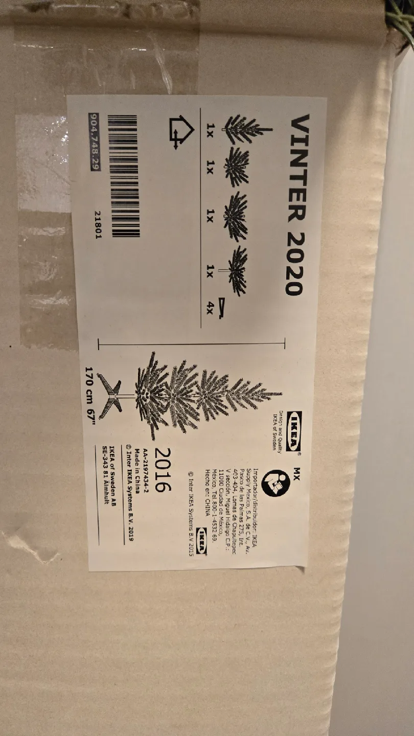 67 inch Christmas Tree Ikea. Great condition. image indicator(2)