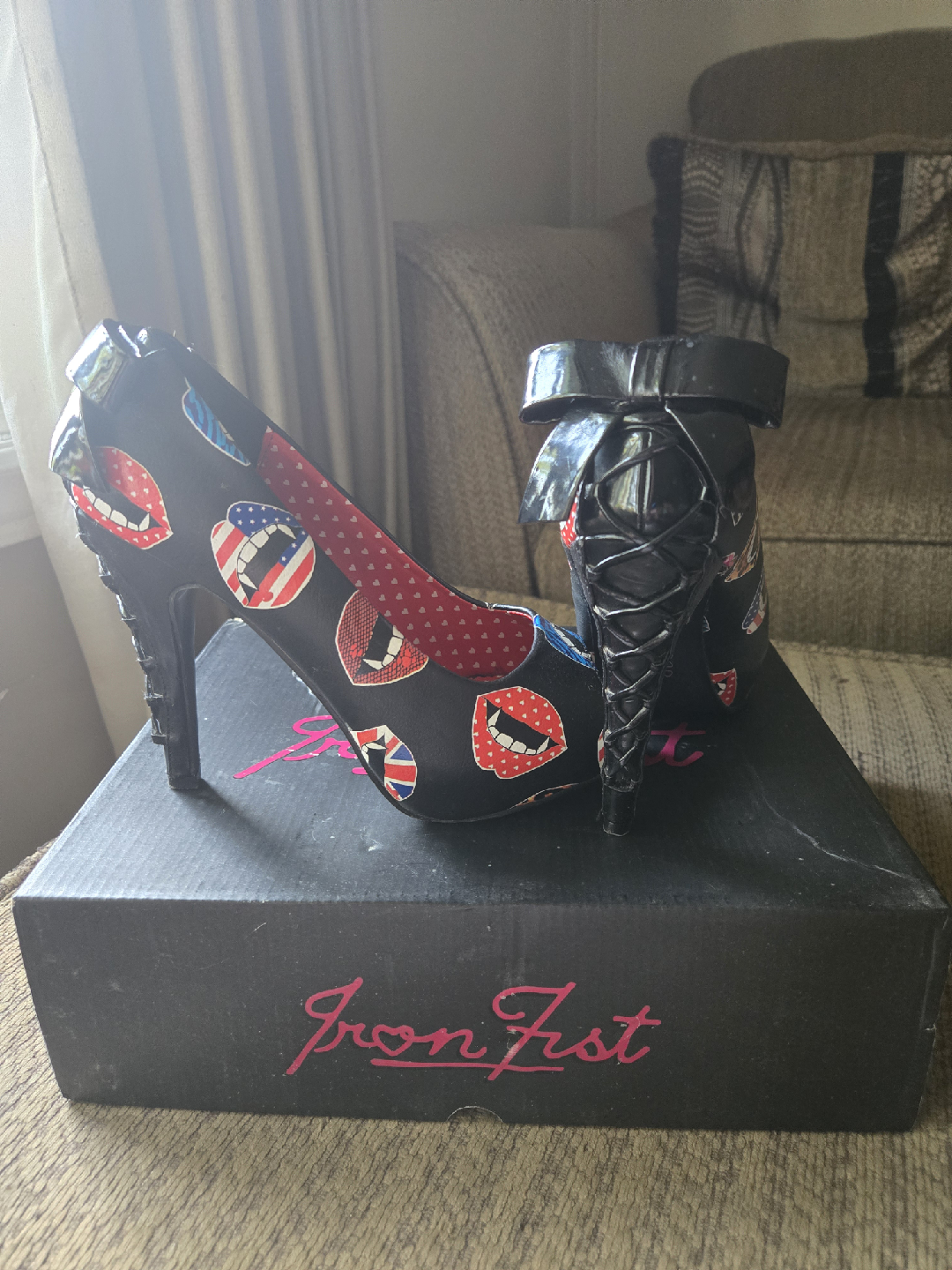 Iron Fist Heels - Size 8
