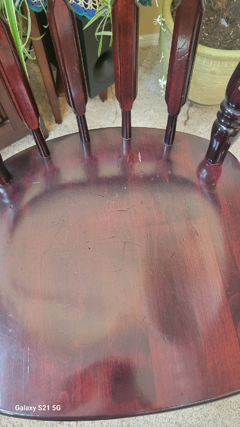 Wooden Bar Stool with Backrest - photo 5