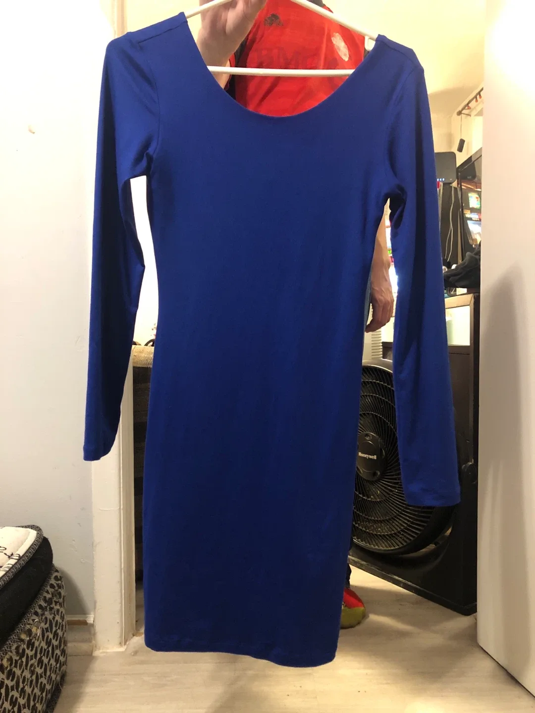 Blue Long Sleeve Dress thumbnail