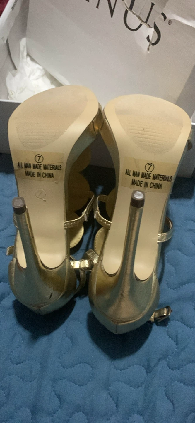 Venus Gold Heels - Size 7 - photo 3