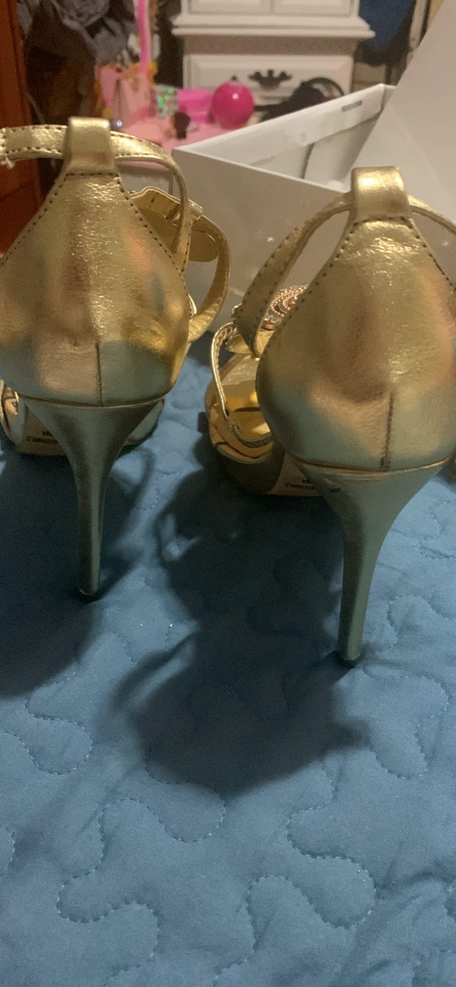 Venus Gold Heels - Size 7 - photo 2
