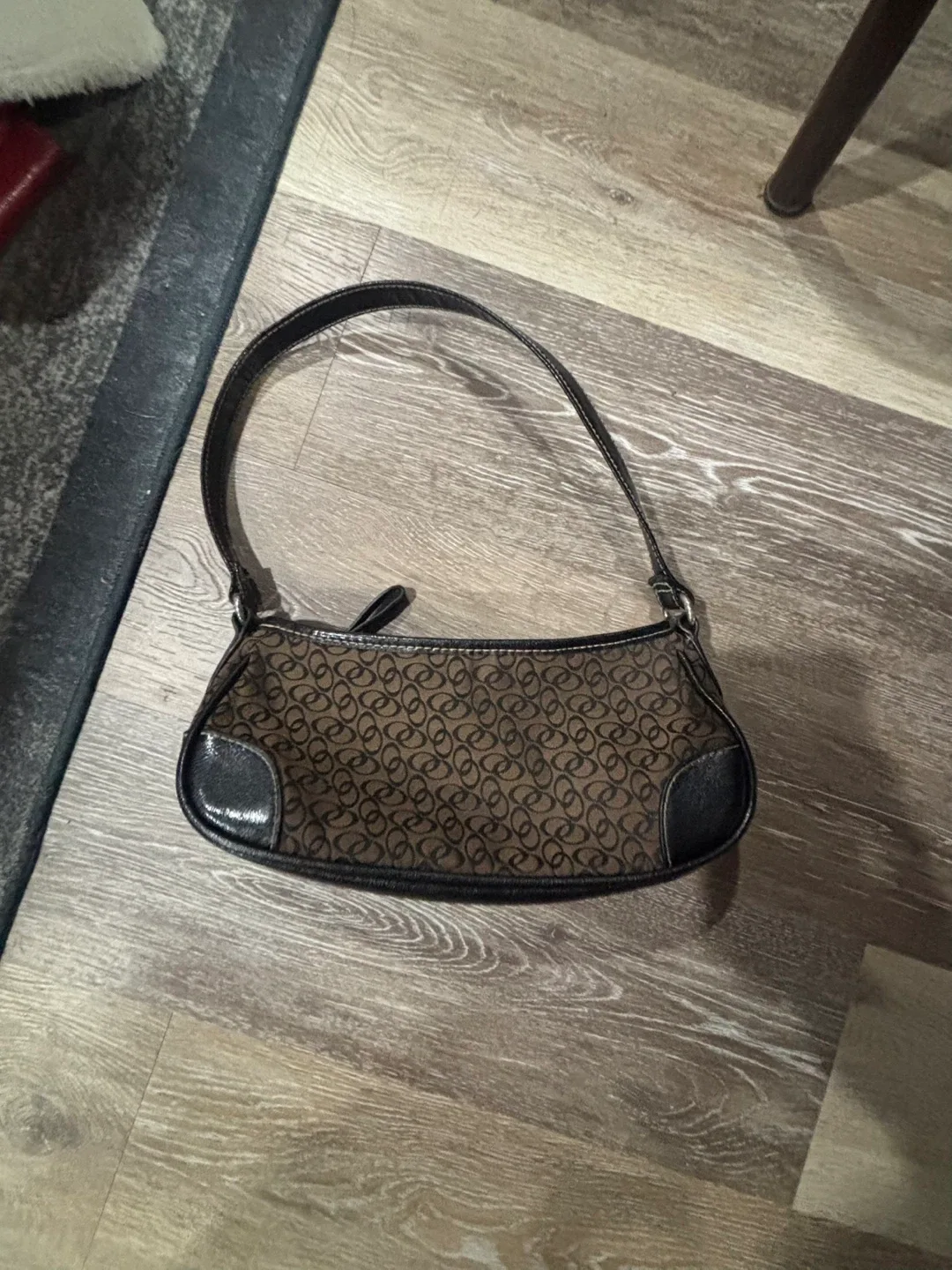 Brown Patterned Shoulder Bag thumbnail