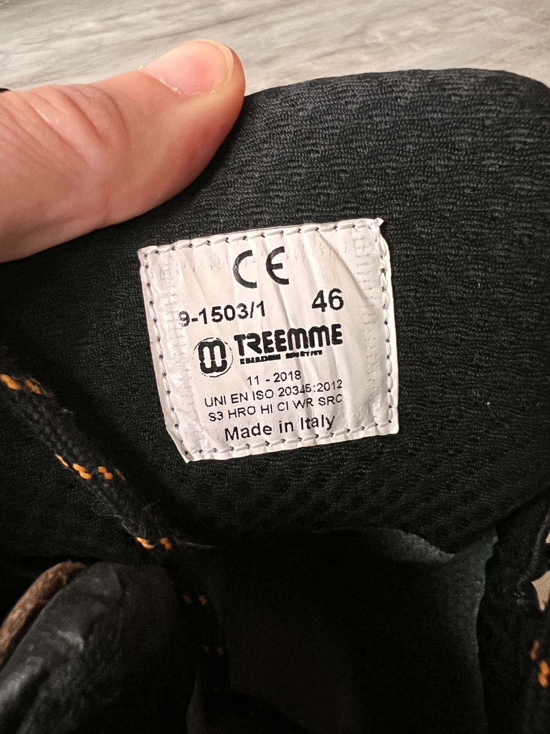 Treemme Brown Leather Saftey shoes - Size 46 - photo 4