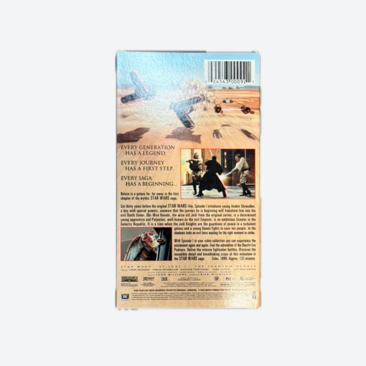 Star Wars: Episode I - The Phantom Menace VHS - photo 2