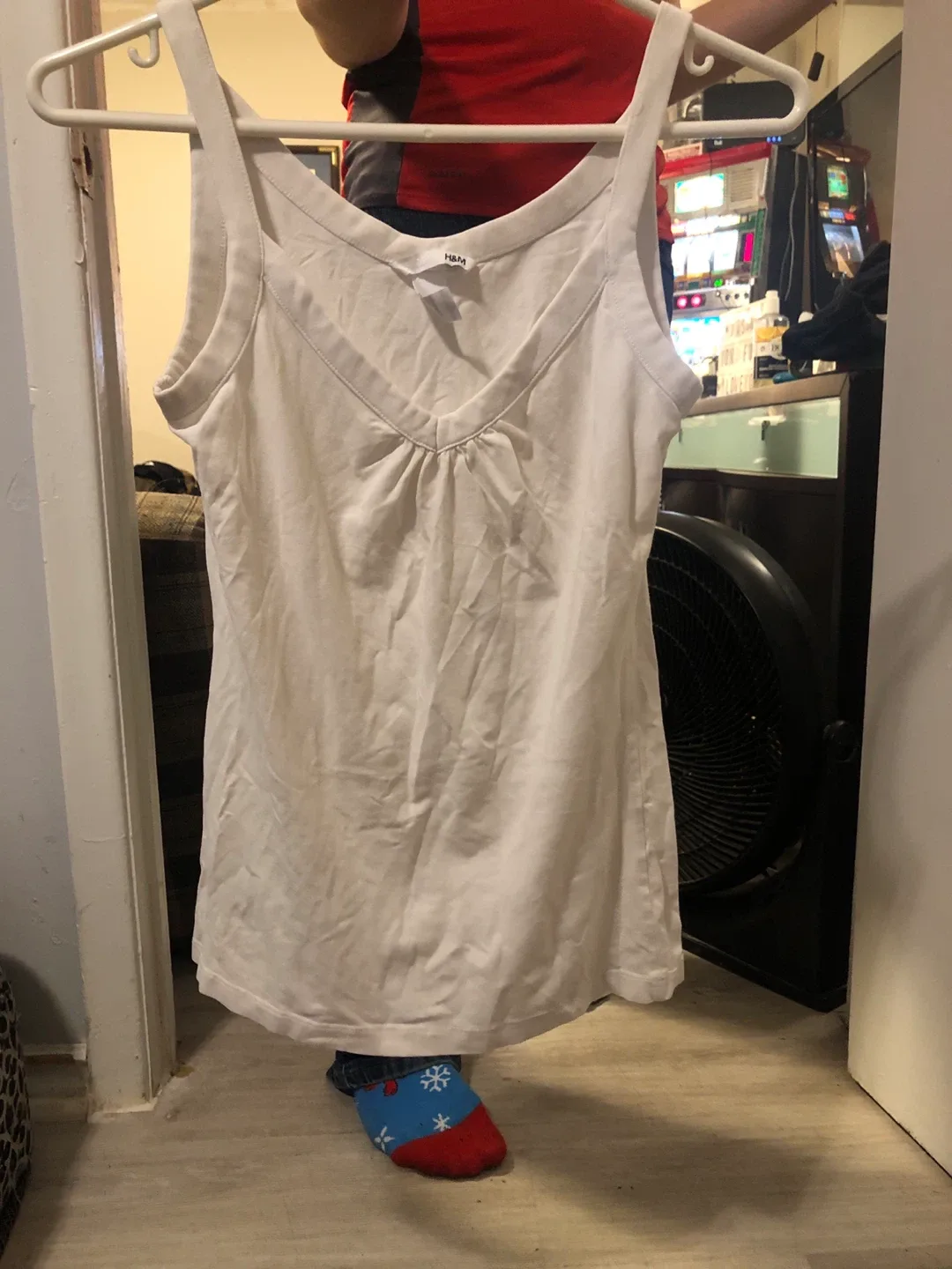 H&M White Tank Top thumbnail