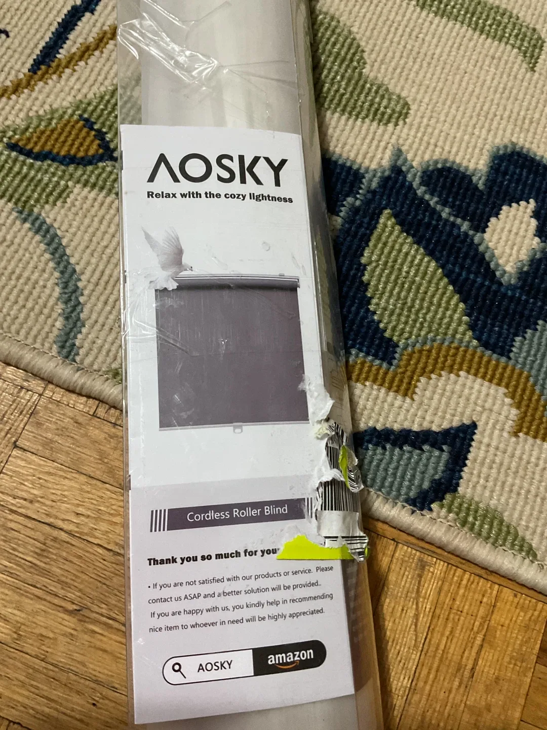AOSKY Cordless Roller Blind thumbnail
