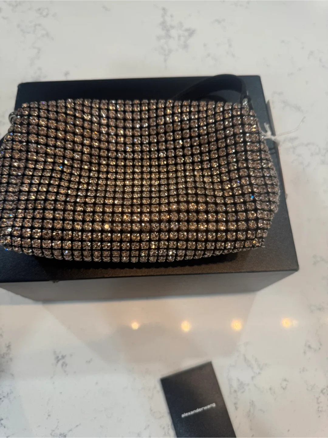 Alexander Wang Rhinestone Pouch Pink Medium Heiress Bag image indicator(4)