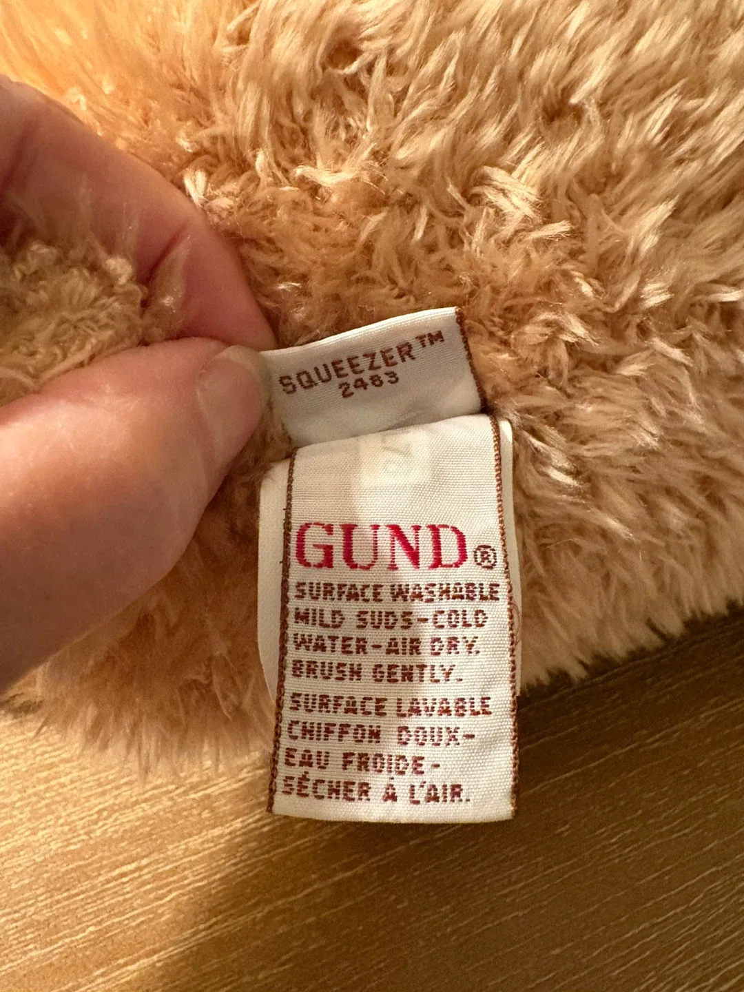 Gund Squeezer Plush Teddy Bear image indicator(3)