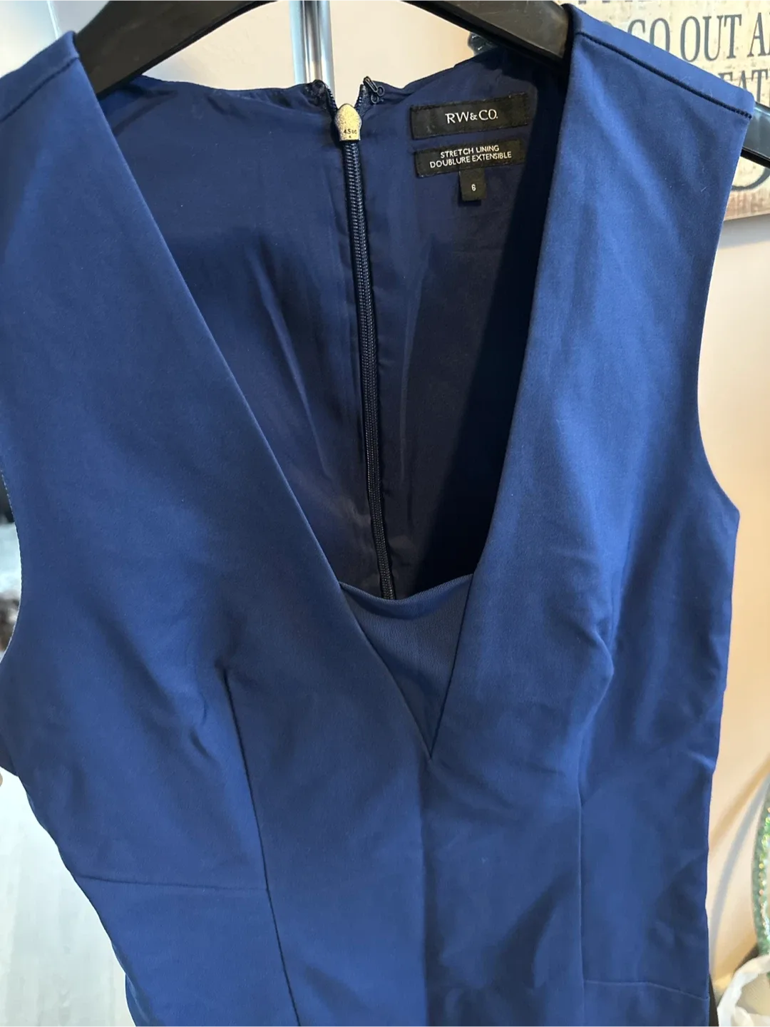 RW&CO Blue Dress - Size 6 image indicator(2)