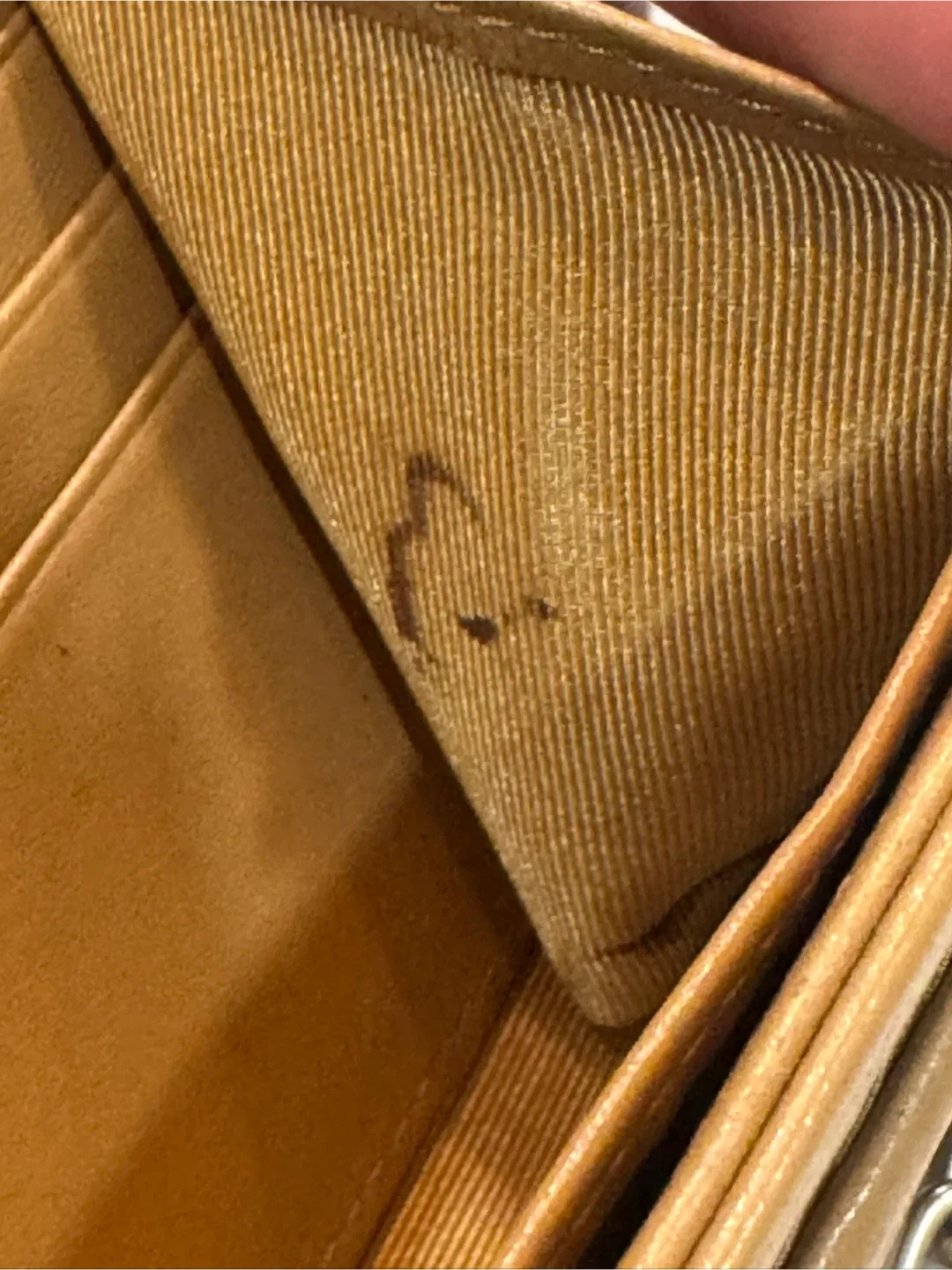 Valentino Leather Wallet on Chain - Tan image indicator(7)