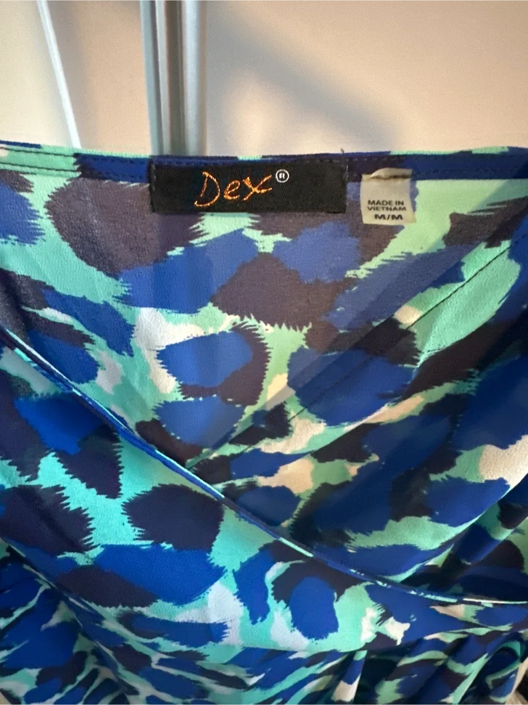 Dex Dress - Blue/Green - Size M image indicator(2)
