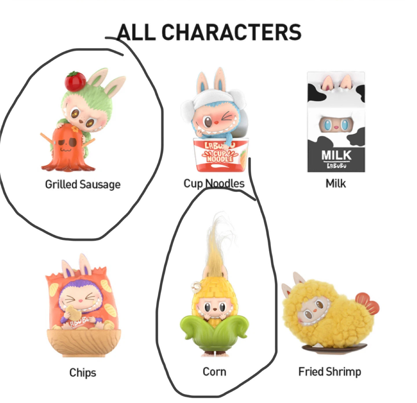 Labubu Wacky Mart  Figures