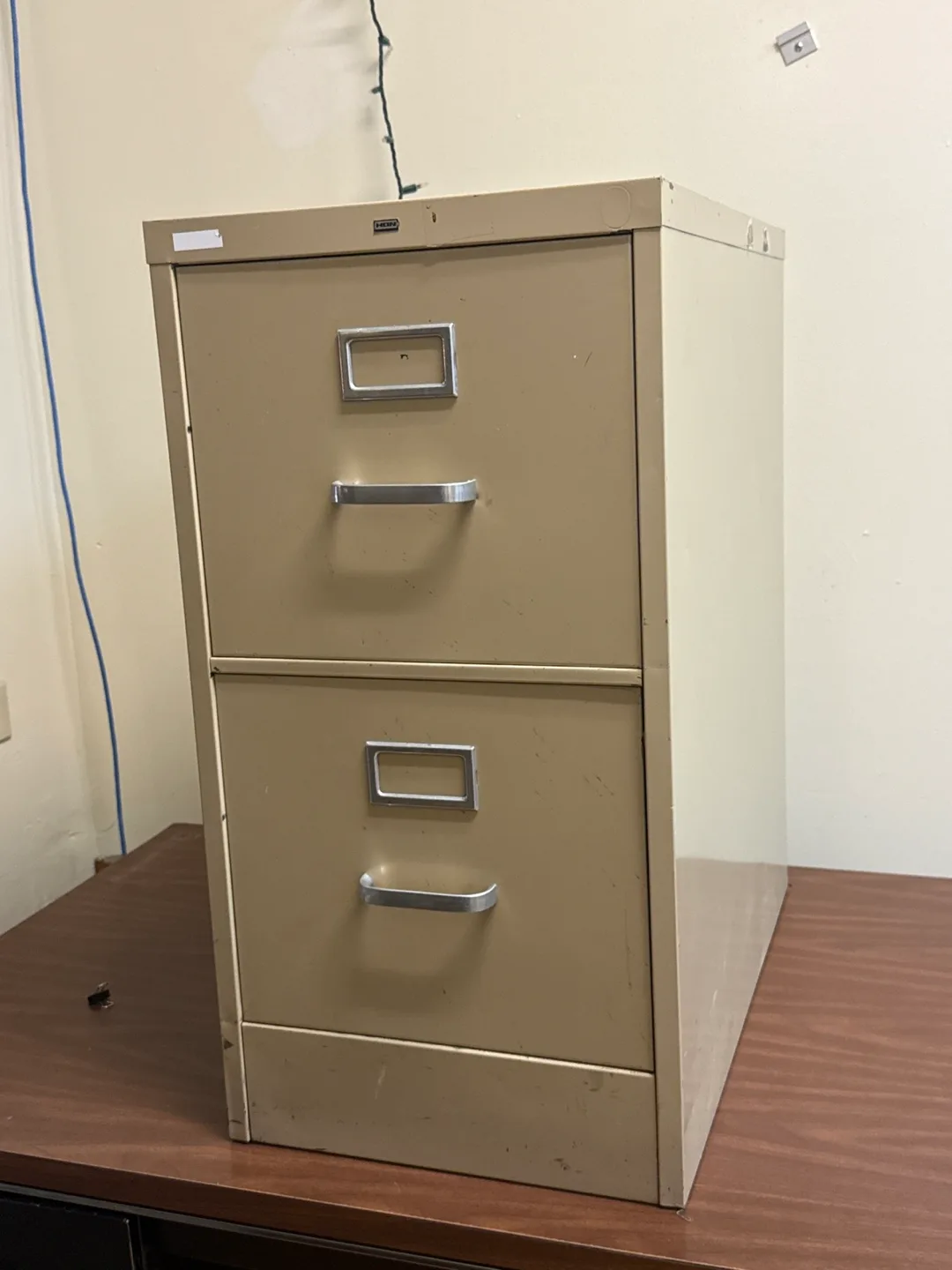 Metal Filing Cabinet - Beige thumbnail