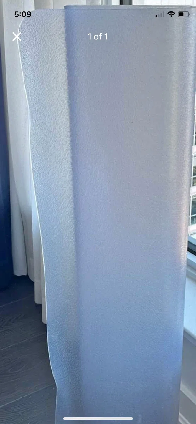 Brand new frosted office chair mat thumbnail