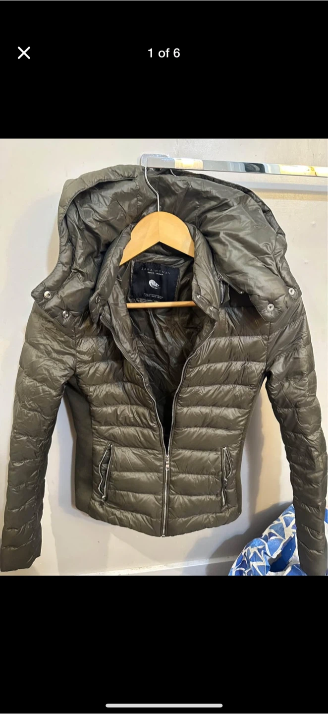 Zara Woman Down Jacket - XS no try ons