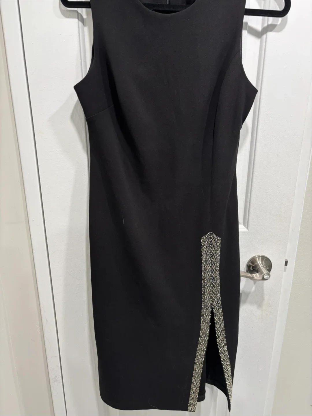 Calvin Klein Black Midi Cocktail Dress - Size 6