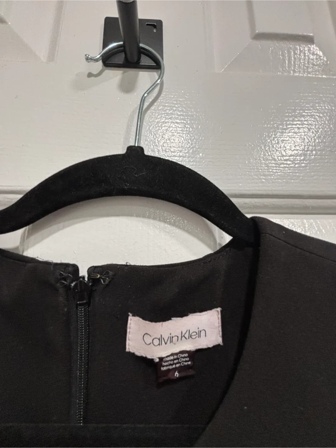 Calvin Klein Black Midi Cocktail Dress - Size 6 image indicator(3)