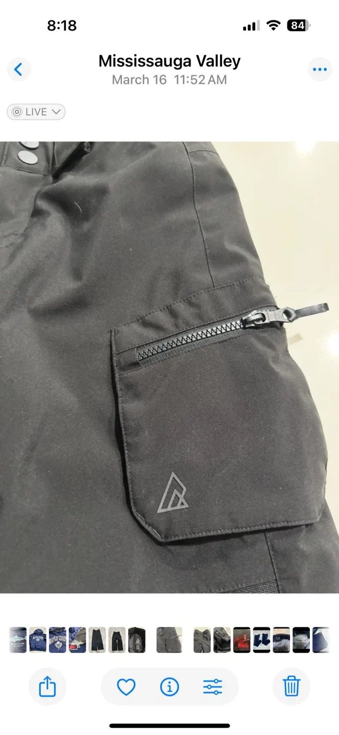 Ripzone Kids Black Snow Pants - Size XS image indicator(4)