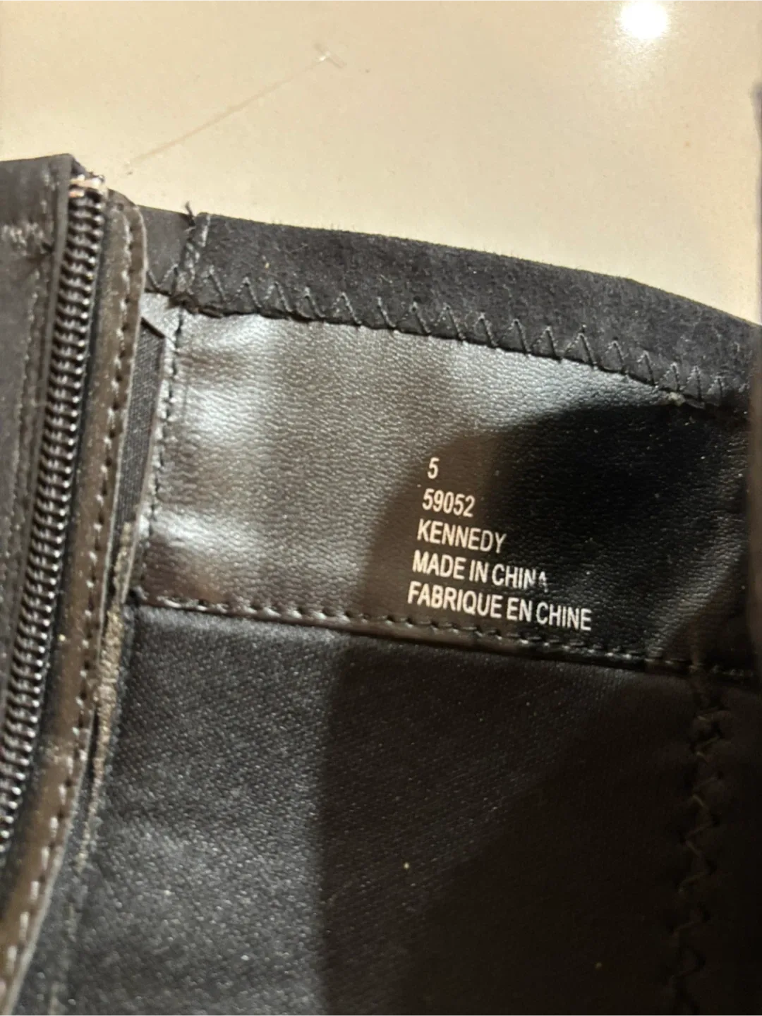 Kennedy High Black Suede Wedge Boots - Size 5 image indicator(3)