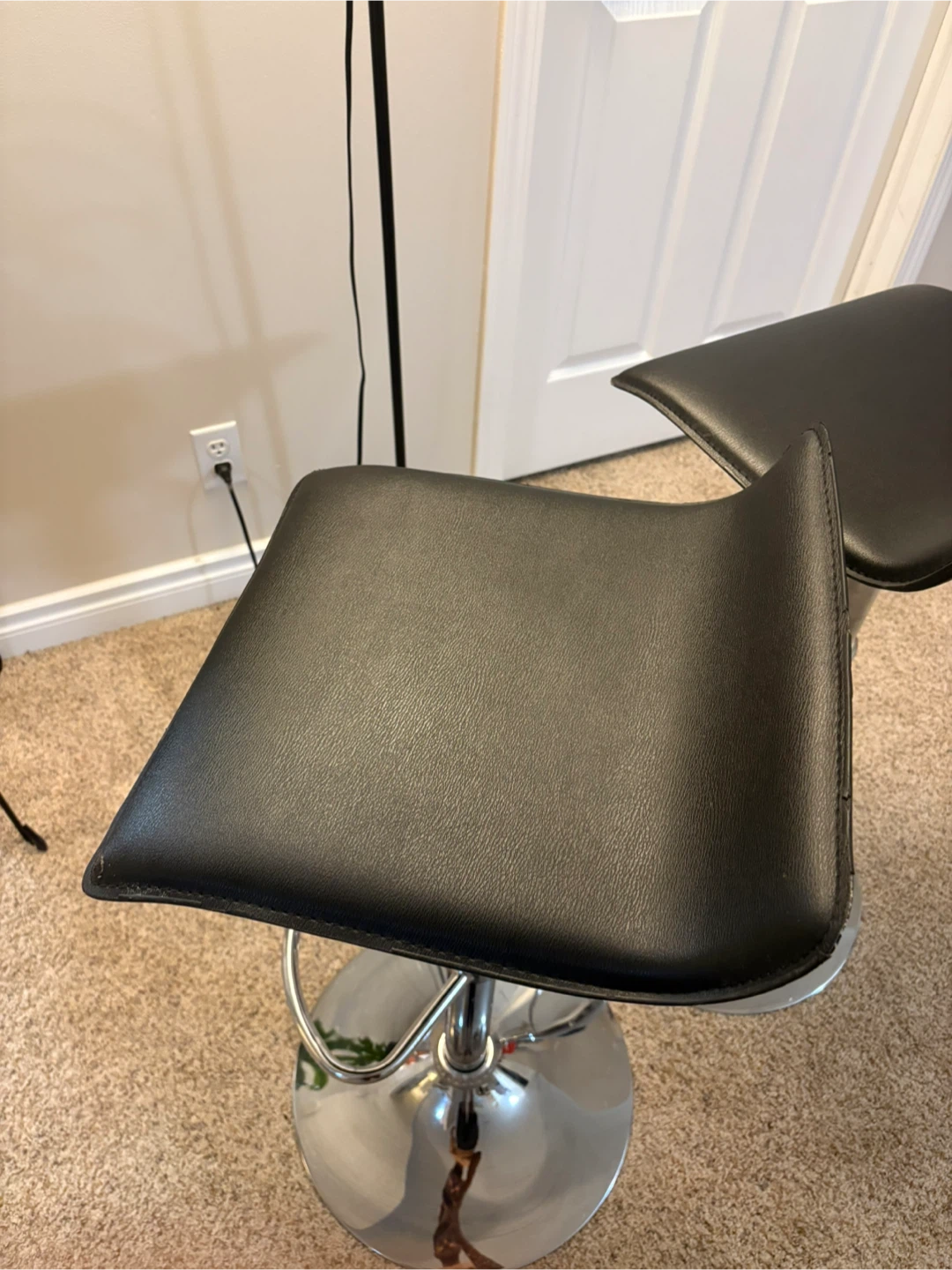 Set of 2 Black Bar Stools - photo 5