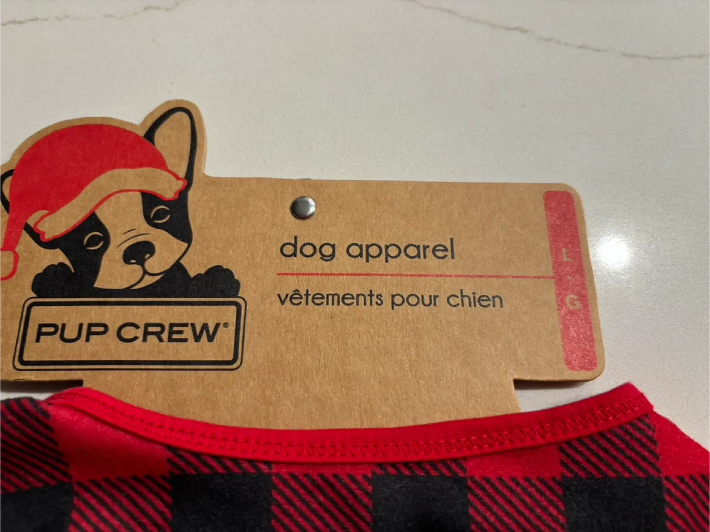 NEW Pup Crew Chris Dog Apparel - Size Large image indicator(3)