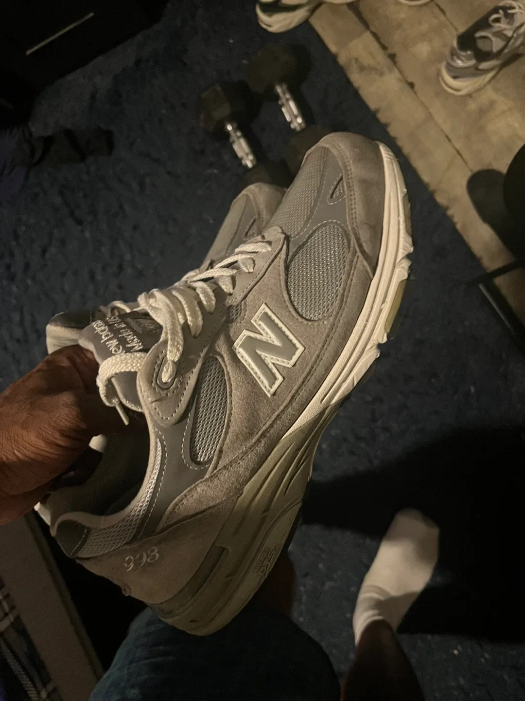 New Balance 993 Gray Sneakers n asics 11.5 120 for both image indicator(3)