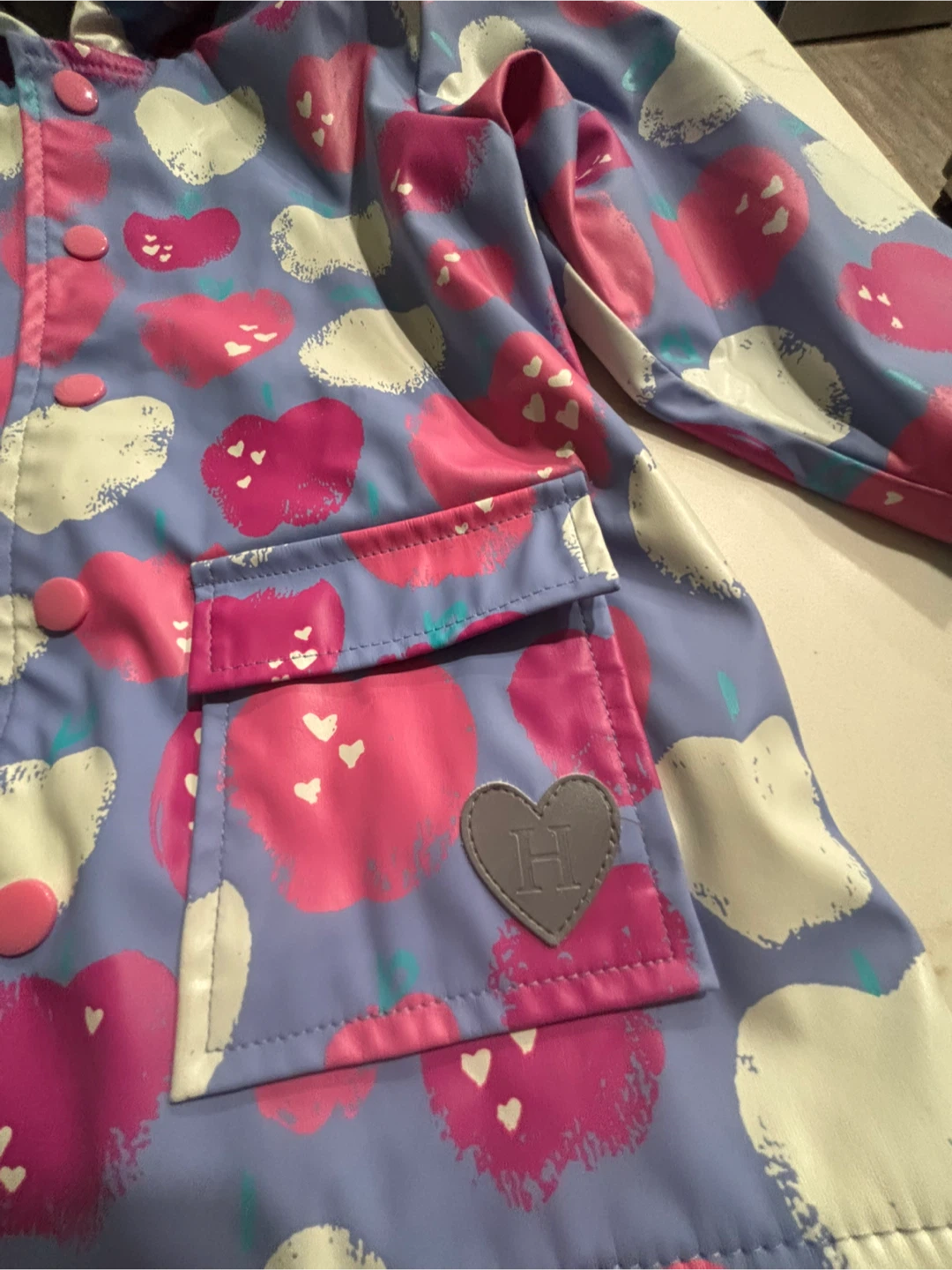 Hatley Kids Lined Raincoat - Size 3. Like New. - photo 2
