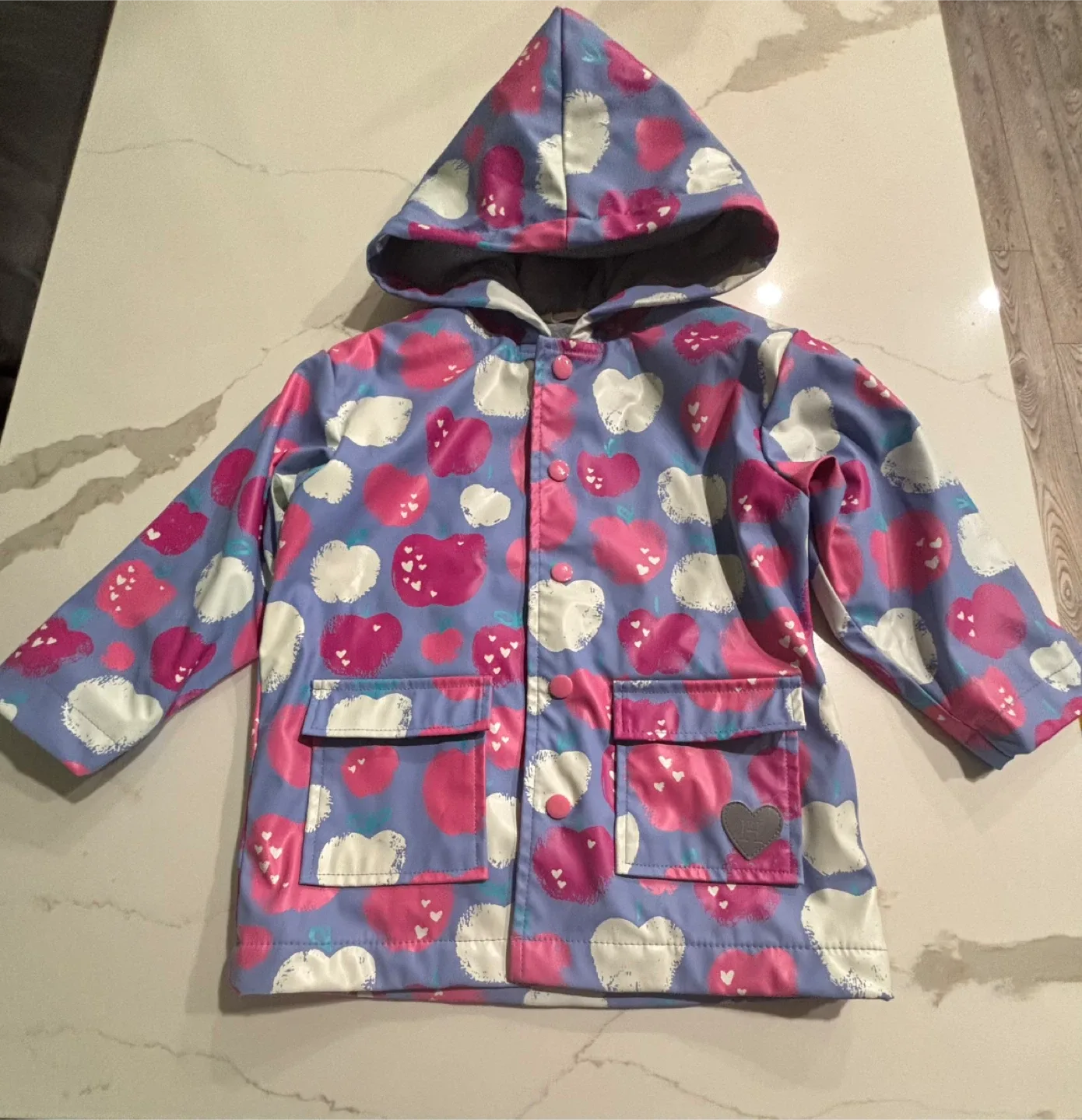 Hatley Kids Lined Raincoat - Size 3. Like New.