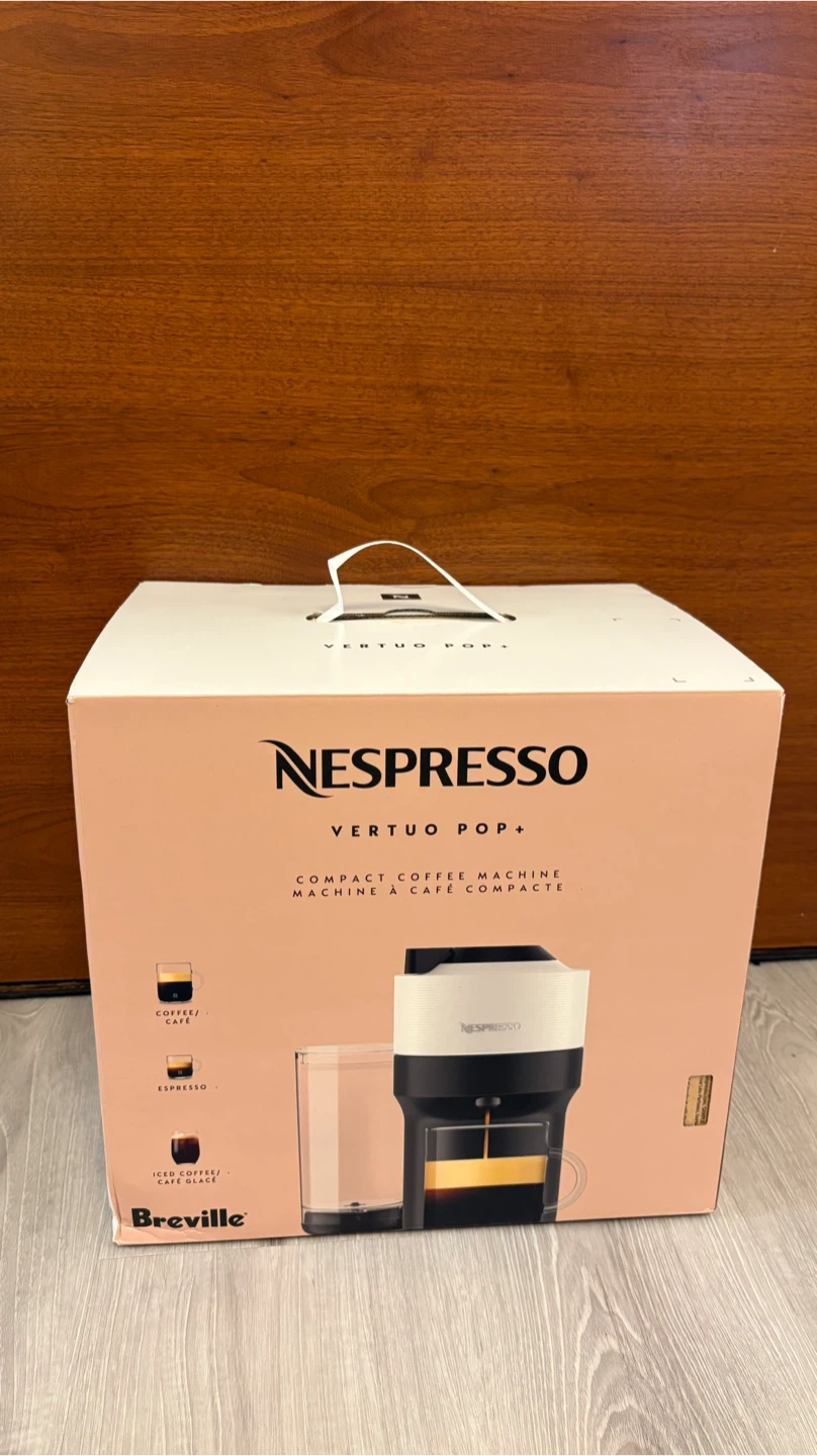 Nespresso Vertuo Pop+ Coconut White Coffee Machine